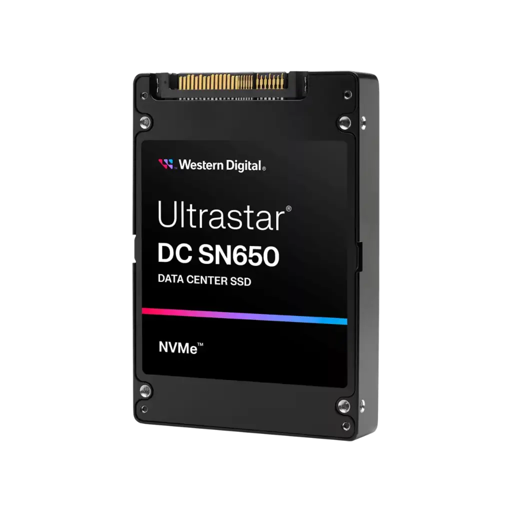 Ultrastar 15.36TB SSD  DC SN650 -  PCIe Gen4 x U.3 - 2.5IN - 5-Year Limited Warranty